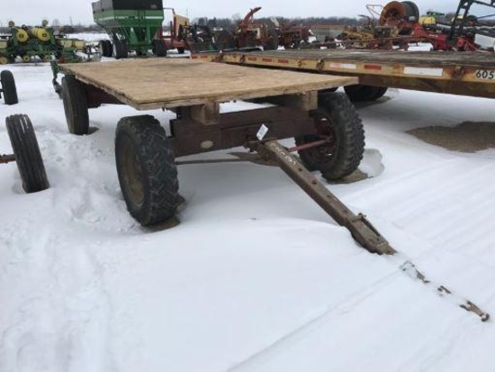 92703- FLAT BED WAGON ON IMPLEMENT RUNNING GEAR