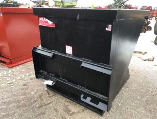 92927- SKID STEER MOUNT 1.5 YARD HOPPER