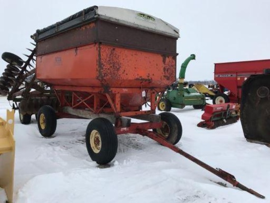92940- KILLBROS 350 GRAVITY WAGONON KNOWELS RUNNING GEAR, ROLL TARP AND HYDRAULIC DRIVE AUGER