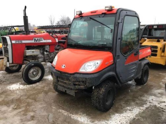 93925- KUBOTA RTV 1100, CAB, DIESEL, 4X4, POWER STEERING, 1560 HOURS SHOWING