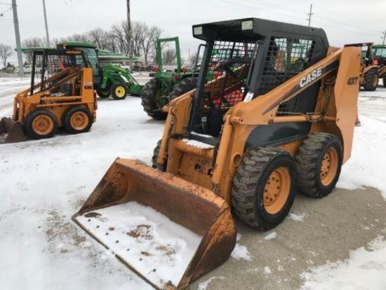 93928- CASE 40XT SKID LOADER, OROPS, DSL, QT BUCKET, 3203 HRS SHOWING