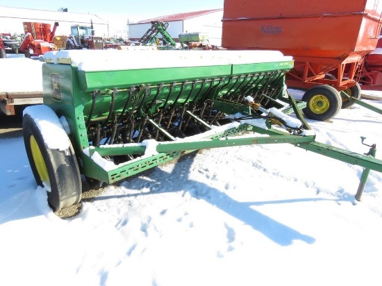 92528- JD 8350 GRAIN DRILL W/GRASS SEED/FERTILIZER