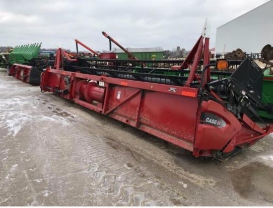 92968- CASE IH 2020 25' PLATFORM, 3" KNIFE, FORE/AFT, #CBJ049022