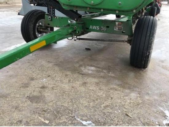 92987- UNVERFERTH AWS-30 HEADER CART, RATCHET TIE DOWNS