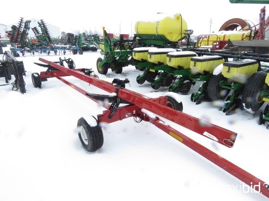93063- UNVERFERTH HT25 25' HEADER CART, RATCHET TIE DOWNS, ADJUSTABLE PADS