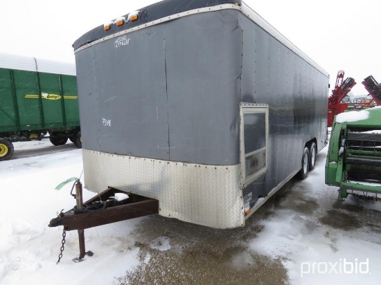 93098- CARGO MATE BY MSI ENCLOSED TRAILER, 18', TANDEM AXLE
