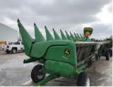 92986- JOHN DEERE 612C CORN HEAD, SINGLE POINT HOOKUP, STANDARD DECK, STALK STOMPERS #746527