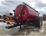 93126- BALZER 7500 MAGNUM MANURE TANK, 5 SHANK MANURE INJECTION TOOLBAR, LARGE 1000 PTO PUMP