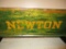 85723 Newton wooden buckboard wagon seat, excellent stenciling & lettering