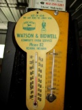 85182 JD Thermometer Watson & Bidwell phone #82 Roann, IN 3.5 x 8