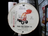 85187 Trego Loader Thermometer Twin Feed Blower Co. Larned, KS 6? circle