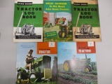 85460 JD 2- Tractor Log Books, old tractors, sales brochure 110 L&G, 1010 RC Utility Literature