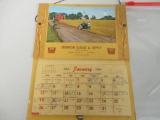 85944 Oliver Eberwen Garage and Supply Calendar, 1964