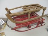 85928 Pair of vintage sleds