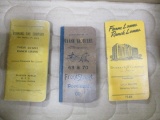 85452 3 Reference Guides (Life Co. Des Moines, IA, Frank Bros Portland, OR, Bankers Life Lyle Brown,