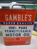 85566 Gamblers Pennsylvania Motor Oil Co., 2 US gallons