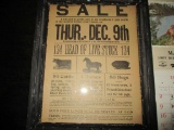 85172 Sale/ Auction Bill 1915 year