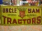 85350 - Uncle Sam Tractors, embossed 6.5 X 13. 3/4