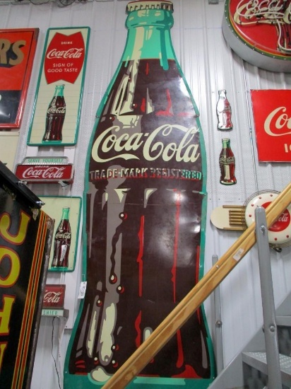 85133 - Coke Bottle Sign, very large, 12' tall 39" wide