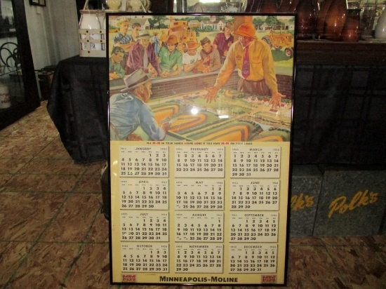 85146 - MM 1953 Calendar 24 x 36