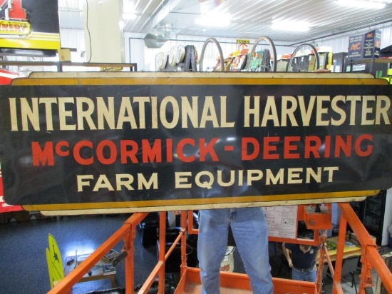 85371 - International Harvester, McCormick Deering Farm Equipment double- sided, tin