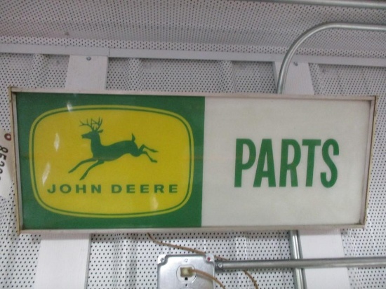 85333 - JD 4 Legged Parts Lighted Sign 25.5 X 10