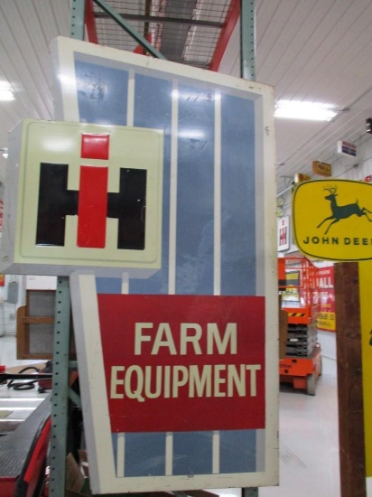 85367 - IH Farm Equipment Sign, single- sided, 58 X 95
