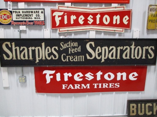 85120 - Sharples and Cream Separators, wood, sandstone 17 x 95