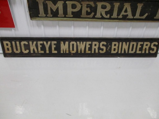 85128 - Buckeye Mower & Binder, wood 13" x 102"