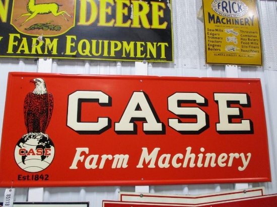 85118 - Case Farm Machinery, single- sided, embossed, 30" x 6'