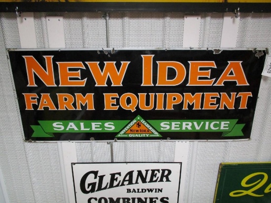85426 - New Idea Farm Equipment Sales/ Service, single- sided, porcelain 60 X 24