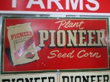 85166 - Plant Pioneer Seed, metal, single- sided, 12 x 23