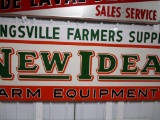 85416 - New Idea Farm Equipment Owingsville, Farmers Supply, single- sided, porcelain, metal, 2
