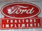 85409 - Ford Tractors Implements single- sided, metal 47.5 X 72