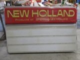86670 - New Holland Sign, Products of Sperry New Holland, double sided, plastic, lighted, 49