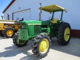 86678 - JD 4020, S/N: 216860, powershift, older repaint, front weights, rops canopy, 18.4-38 tires,