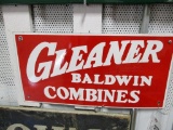 85325 - Gleaner Baldwin Combines, porcelain, single- sided 10.5 X 21