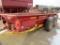 3219-NH 680 MANURE SPREADER, TANDEM, W/ TOP BEATER