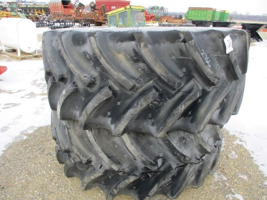 2766-(2) 710/70R38 RADIAL TIRES