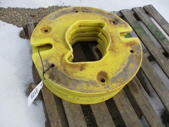 3125-(4) JD WHEEL WEIGHTS, SELLS BY THE PIECE