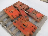 3128-(5) CASE FRONT WEIGHTS, SELLS BY THE PIECE