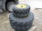 3338-(4) JD SUB COMPACT TRACTOR RIMS & TIRES