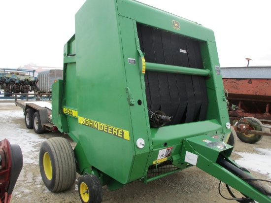 3337-JD 566 ROUND BALER W/ NET WRAP