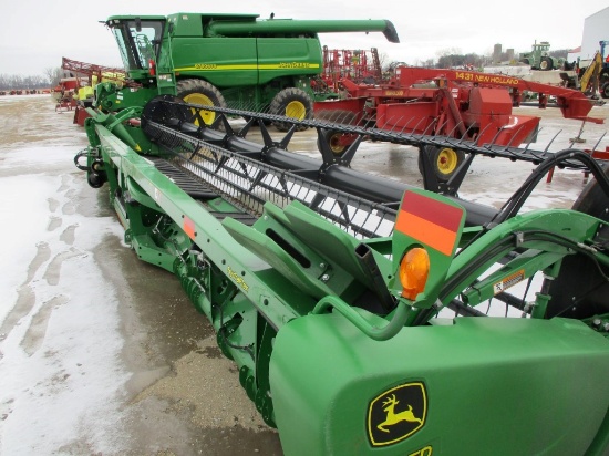 3355-JD 635FD, 35' DRAPER HEAD