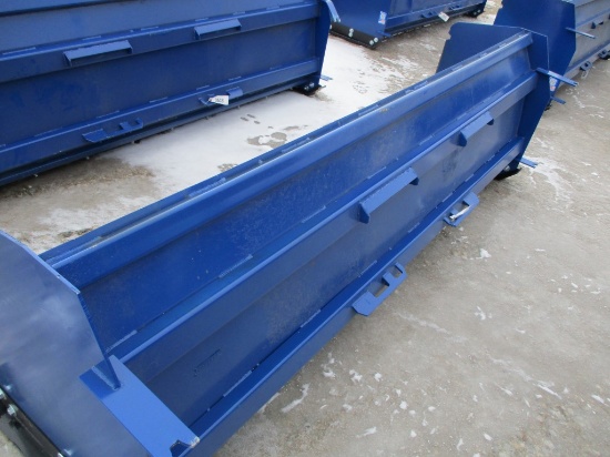 3537-NEW 10' SKID STEER SNOW PUSHER