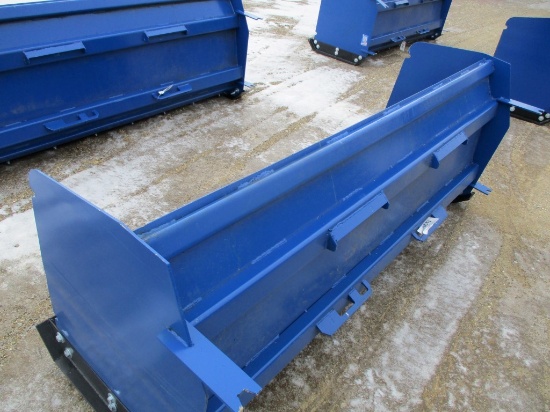 3543-NEW 8' SKID STEER SNOW PUSHER