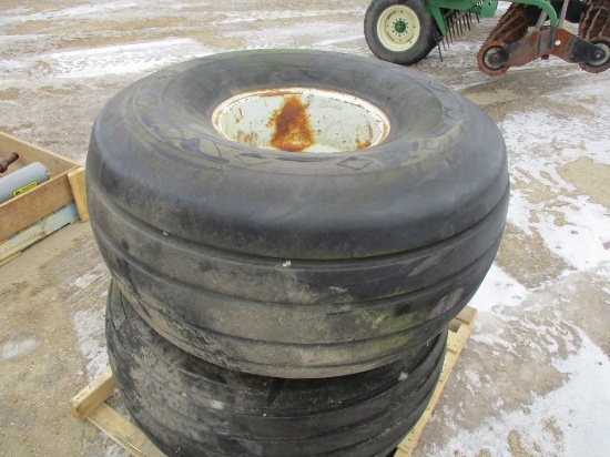 3635-(2) 21.5L-16.1 TIRES & RIMS