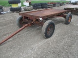 1129 - HAY RACK WAGON w/ HOIST