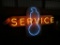 99087-CASE NEON SERVICE SIGN