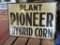 99091-PIONEER HYBRID CORN, SINGLE SIDED, METAL SIGN